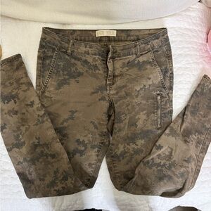 Zara Olive Denim Pants